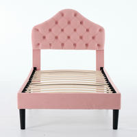 POLSTERBETT 90/200 cm Pink - Pink, Kunststoff