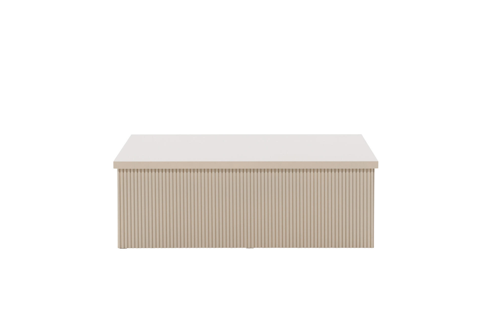 COUCHTISCH LENOX Beige 90x90x30 cm - Beige, Holzwerkstoff (90/90/30cm) - FURNLUX