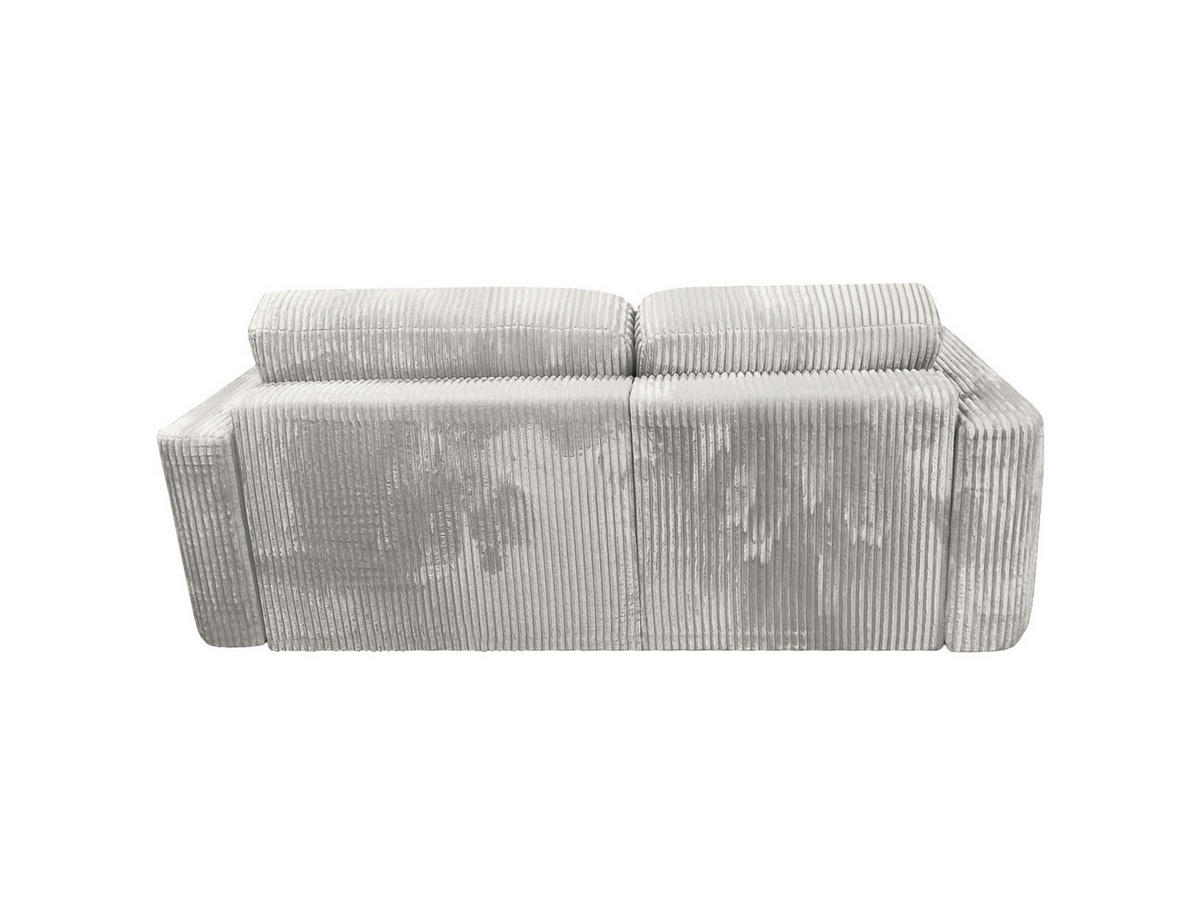 ECKSOFA Luna L links Creme aus Cord - Creme, Textil (271/195cm) - KS Home Concept