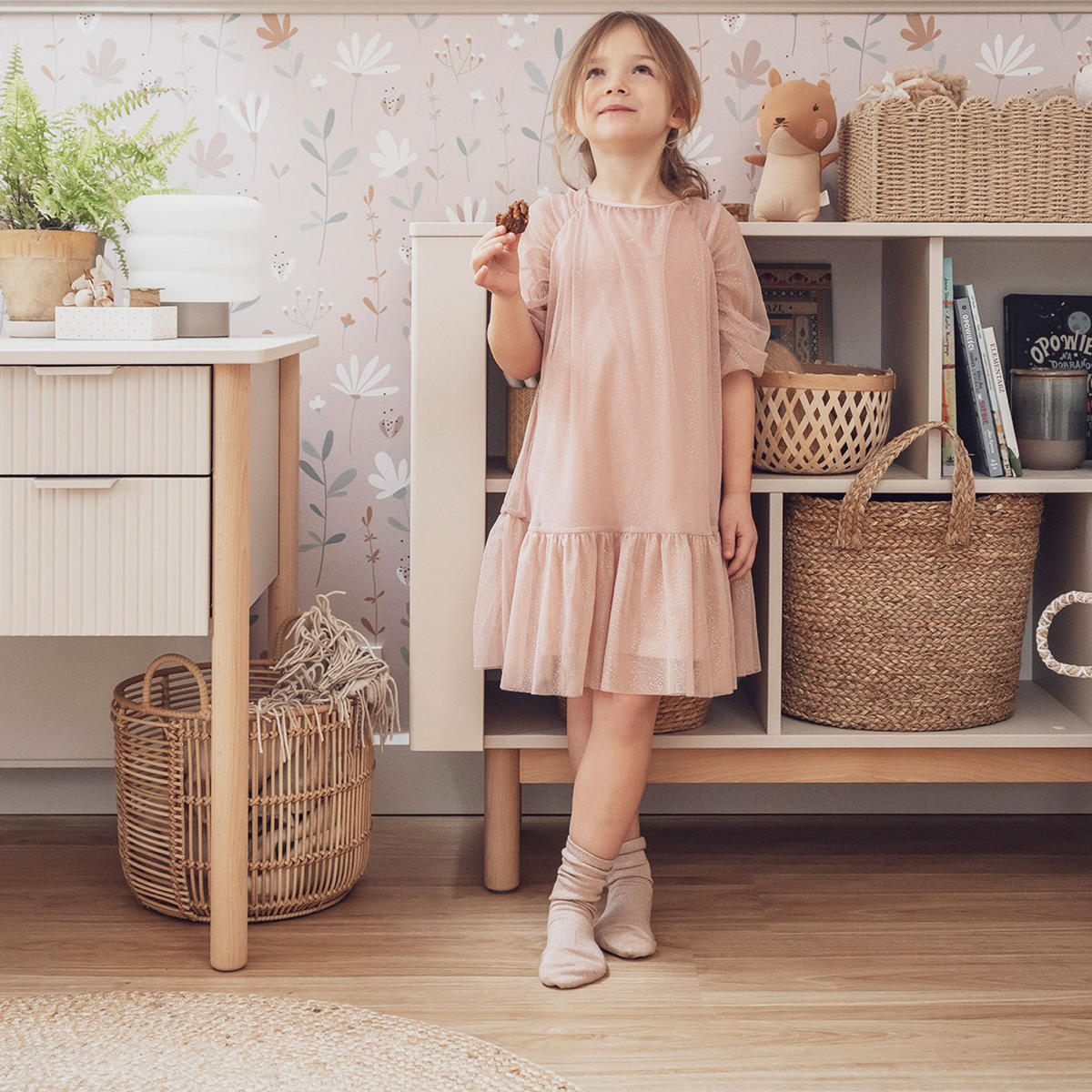KINDERREGAL Lotti - Beige, Holz (120/91/40cm) - KONSIMO®