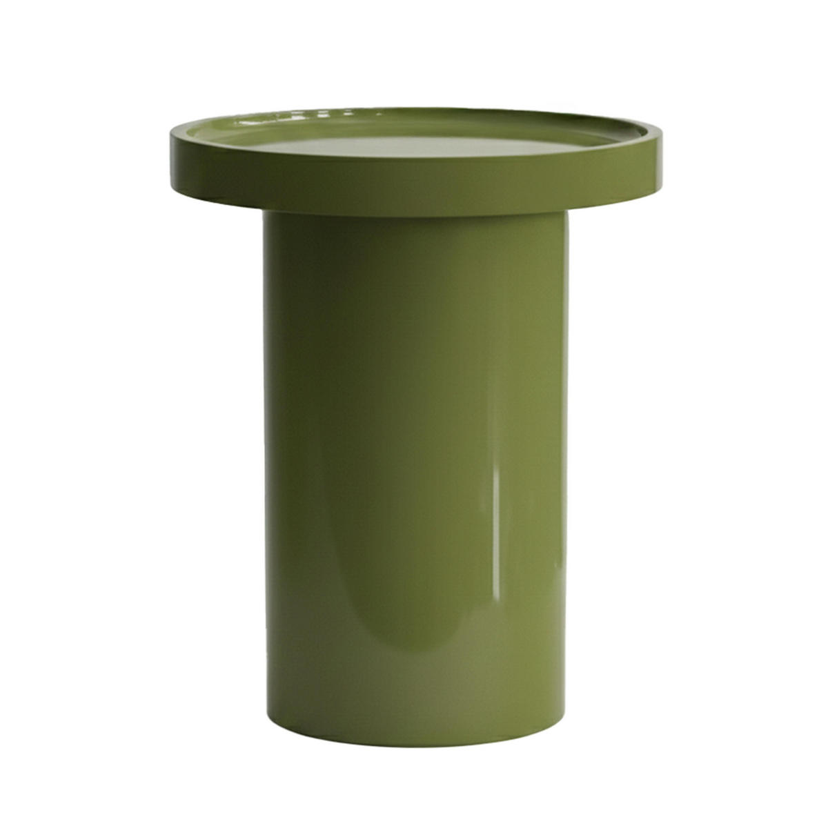 COUCHTISCH, Olivgrün - Grün, Holzwerkstoff (40/40/51cm) - Oviala