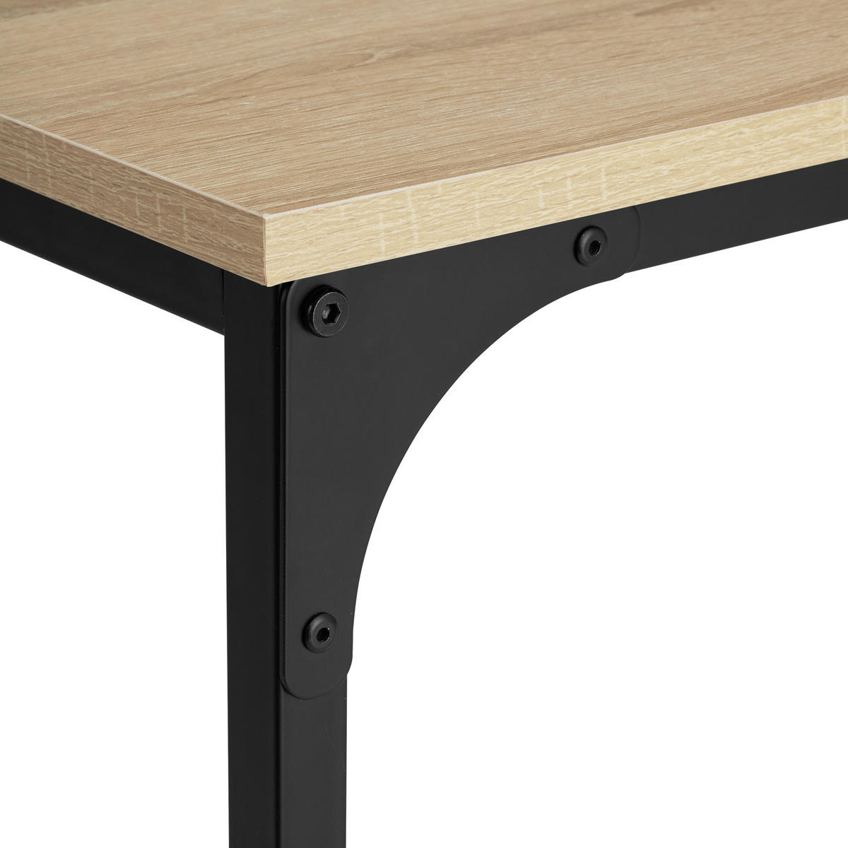 BEISTELLTISCH Erie,40 x 30 x 63 cm,Industrial Holz hell, Eiche Sonoma - Naturfarben, Holzwerkstoff (40/30/63cm) - tectake