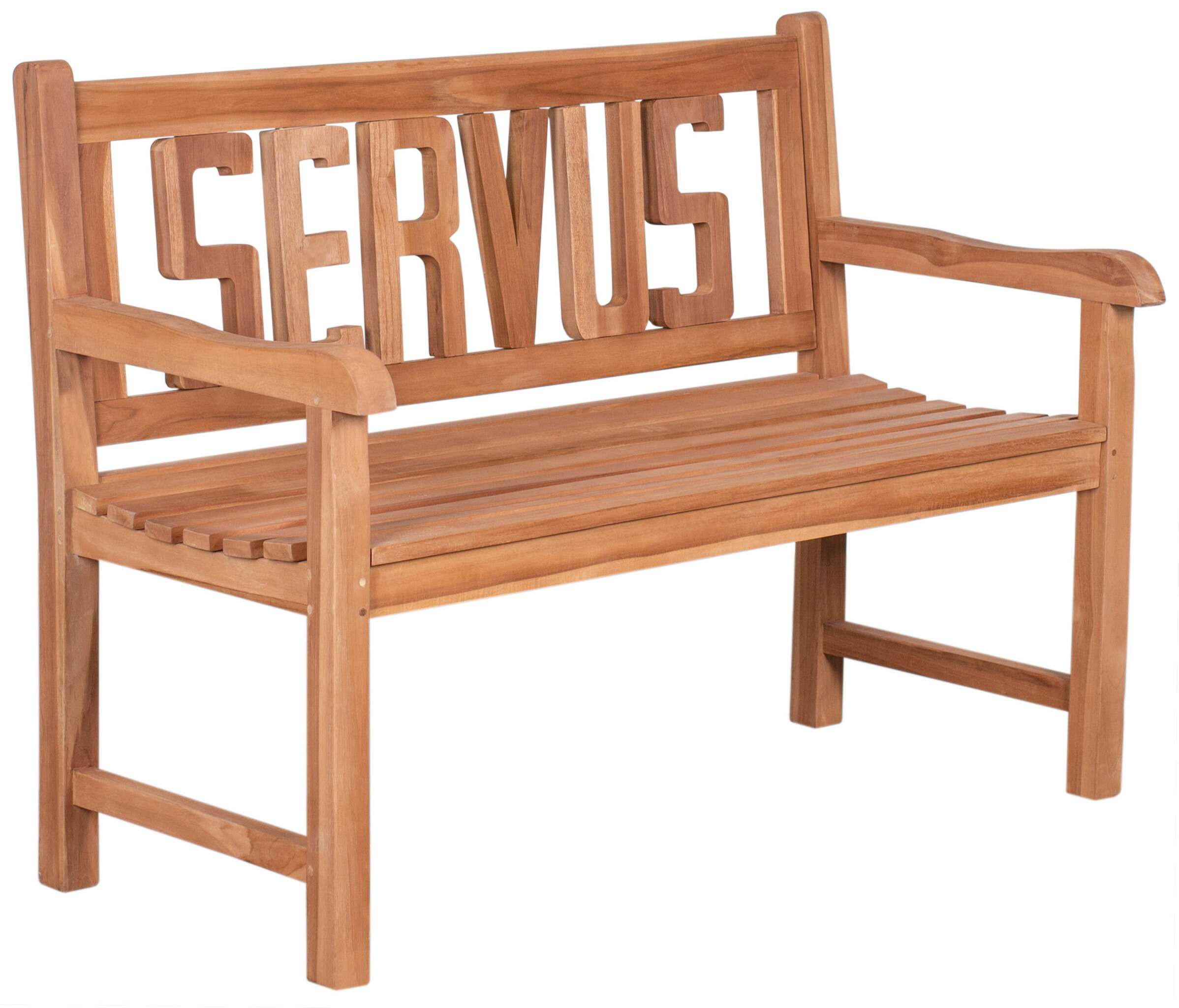 GARTENBANK Servus - Naturfarben, Holz (120/94/60cm) - Mr. Deko