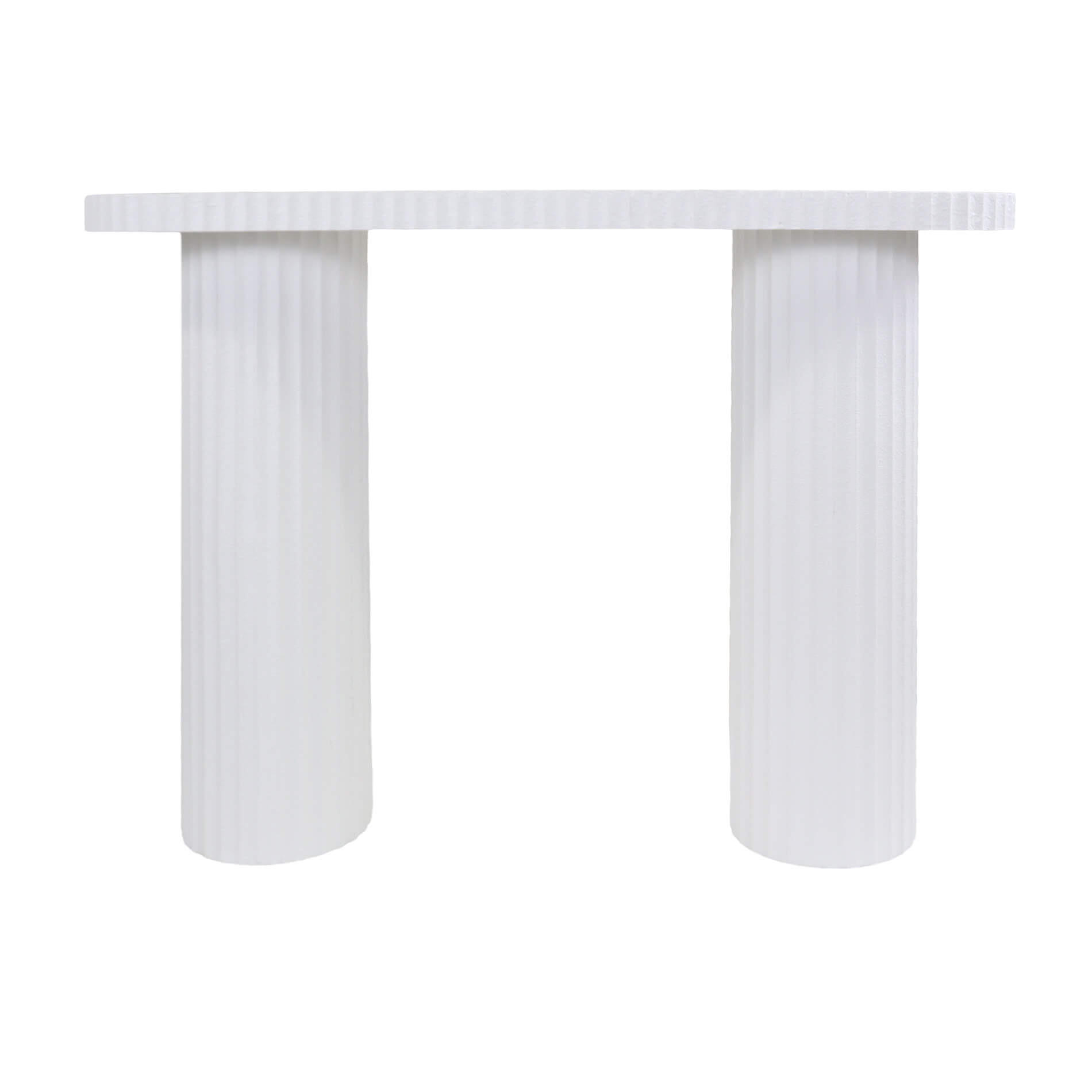 KONSOLENTISCH Weiß Sequoia 100/30/75,5 cm - Weiß, Holzwerkstoff (30/100/75.5cm) - Mobili Rebecca