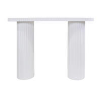 KONSOLENTISCH Weiß Sequoia 100/30/75,5 cm - Weiß, Holzwerkstoff (30/100/75.5cm) - Mobili Rebecca