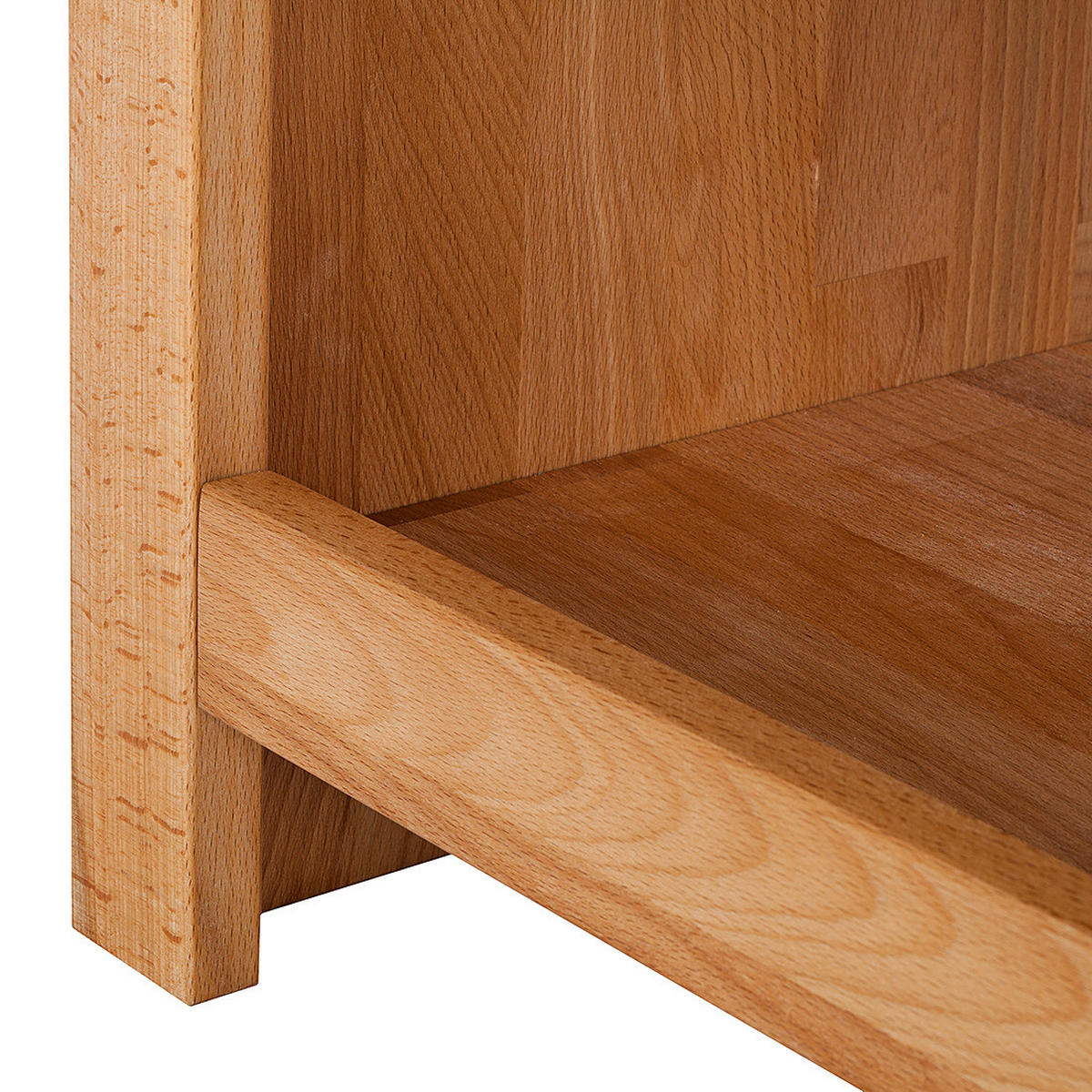 TV-LOWBOARD - Massivholz - Kernbuche, Holz (140/35/50cm) - home24