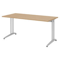 SCHREIBTISCH Serie-B 80/160/72 cm in Eichefarben - Eichefarben, Holzwerkstoff (80/160/72cm) - bümö