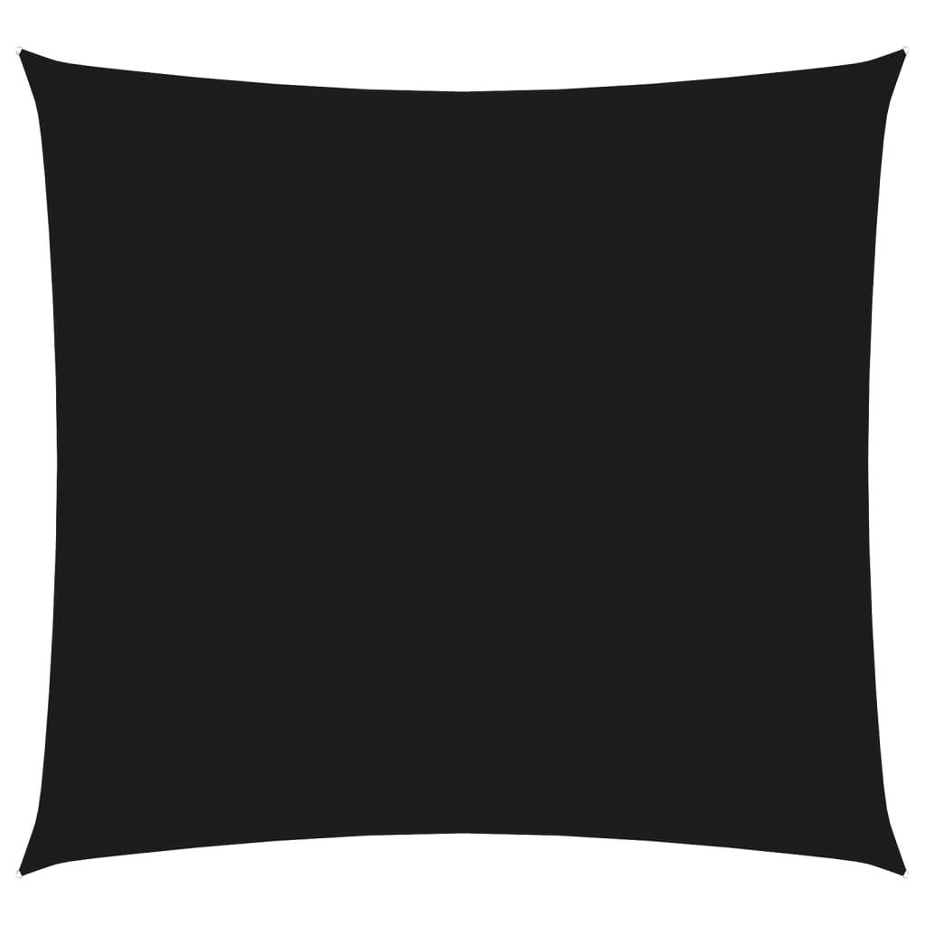 SONNENSEGEL Oxford-Gewebe Quadratisch 6x6 m Schwarz - Schwarz, Textil (600/600cm) - furnicato