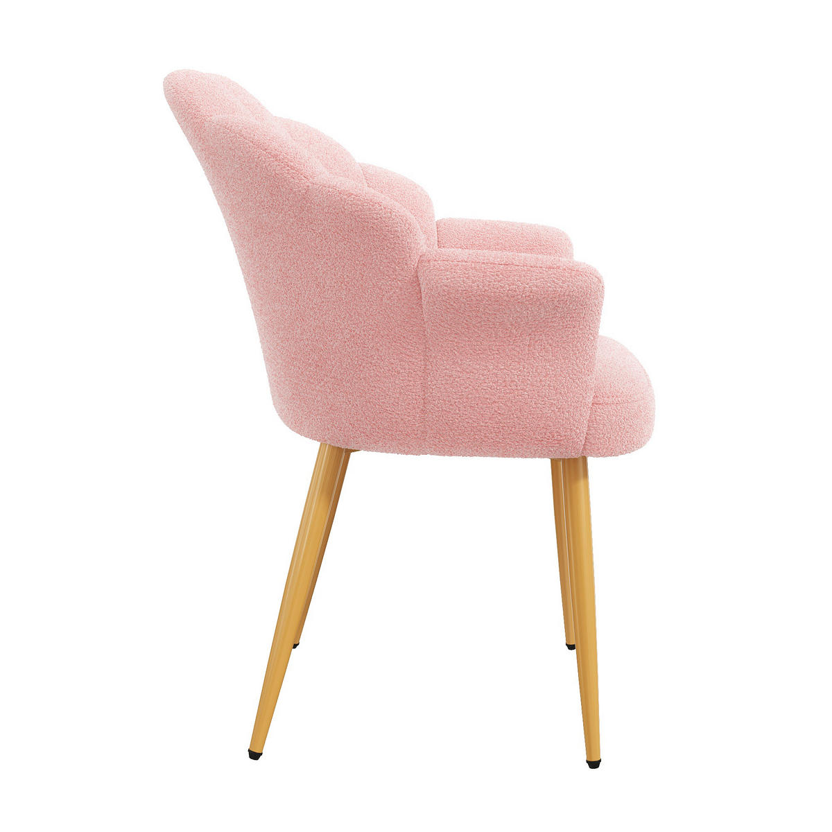 ARMLEHNSTUHL Blütenblatt-Design mit Schleifenkissen, DE-42136, Rosa - Pink, Holzwerkstoff (65.5/85/64cm) - ComfortXL