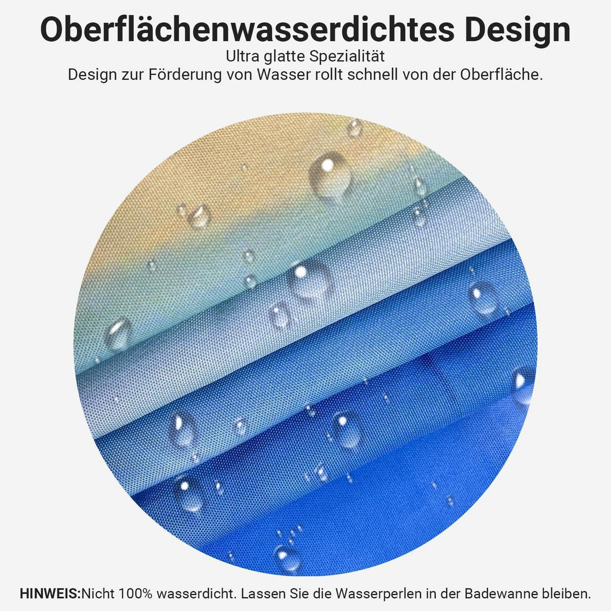 DUSCHVORHANG Leuchtturm 120 x 200 cm Wasserabweisend Waschbar Polyester - Multicolor, Textil (120/200cm)