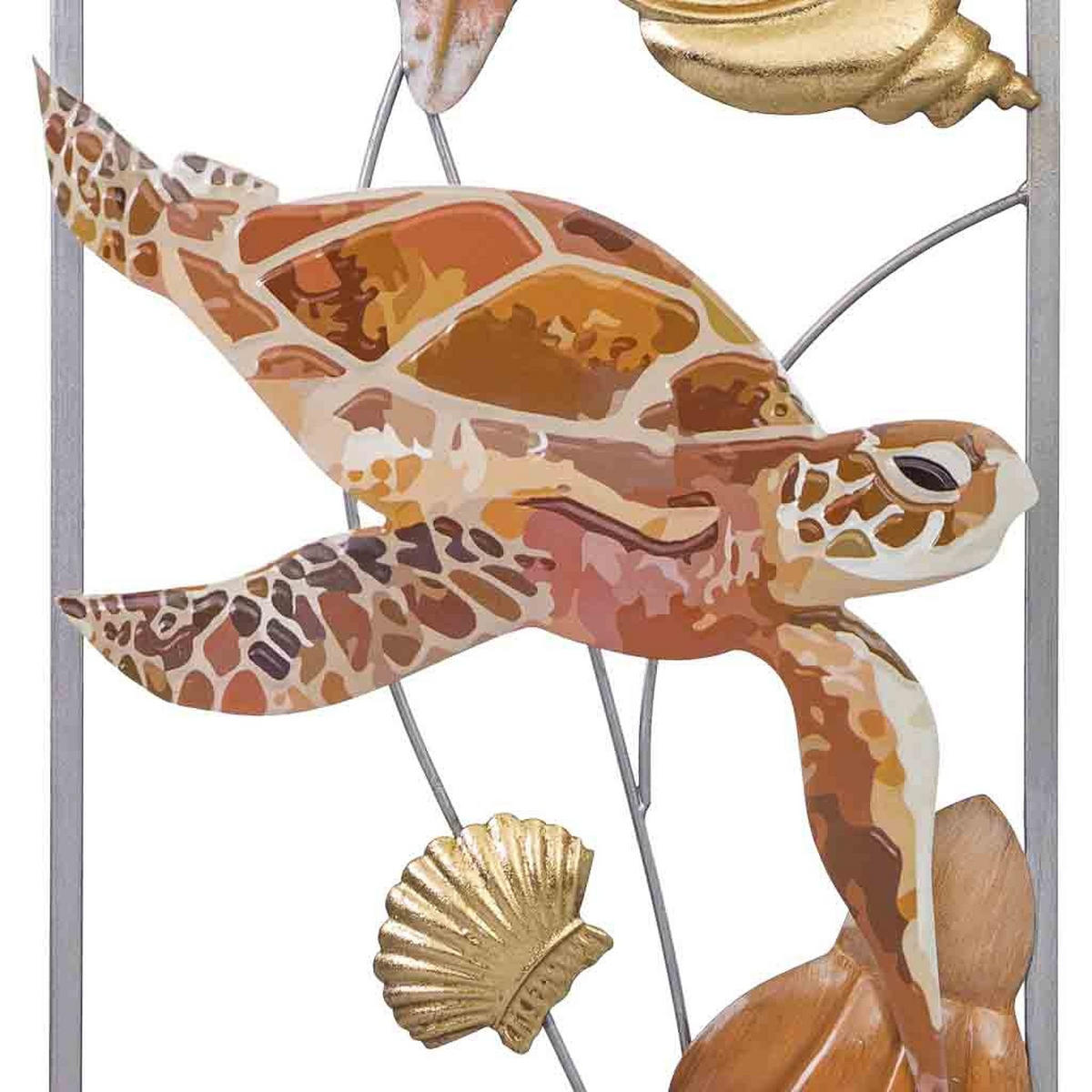 WANDDEKO-OBJEKT aus Metall, 31x90x3cm - Multicolor, Metall (31.1/3.2/89.5cm) - Wanderlust