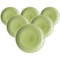 SPEISETELLER Banda Grün ø 27 cm 6er Set - Grün, Keramik (27cm) - Ritzenhoff Breker