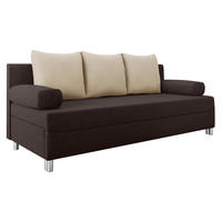 SCHLAFSOFA Dover - Chromfarben/Braun, Holz/Kunststoff (192/86/80cm) - MIRJAN24