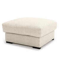 POLSTERHOCKER - Schwarz/Grau, Kunststoff/Textil (92/42/92cm) - home24