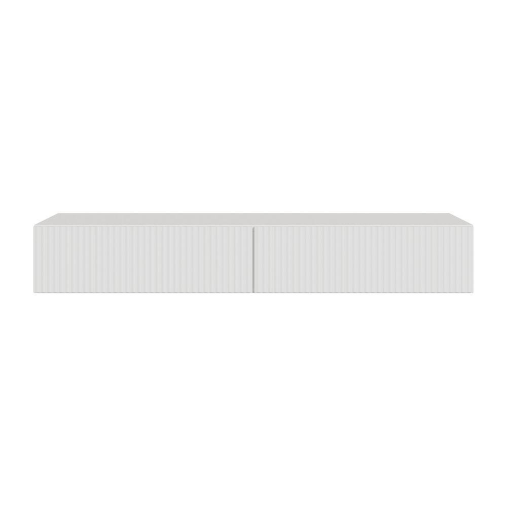 KONSOLE Veldio Weiß 110 cm - Weiß, Holzwerkstoff (110/16/40cm) - Selsey