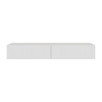 KONSOLE Veldio Weiß 110 cm - Weiß, Holzwerkstoff (110/16/40cm) - Selsey