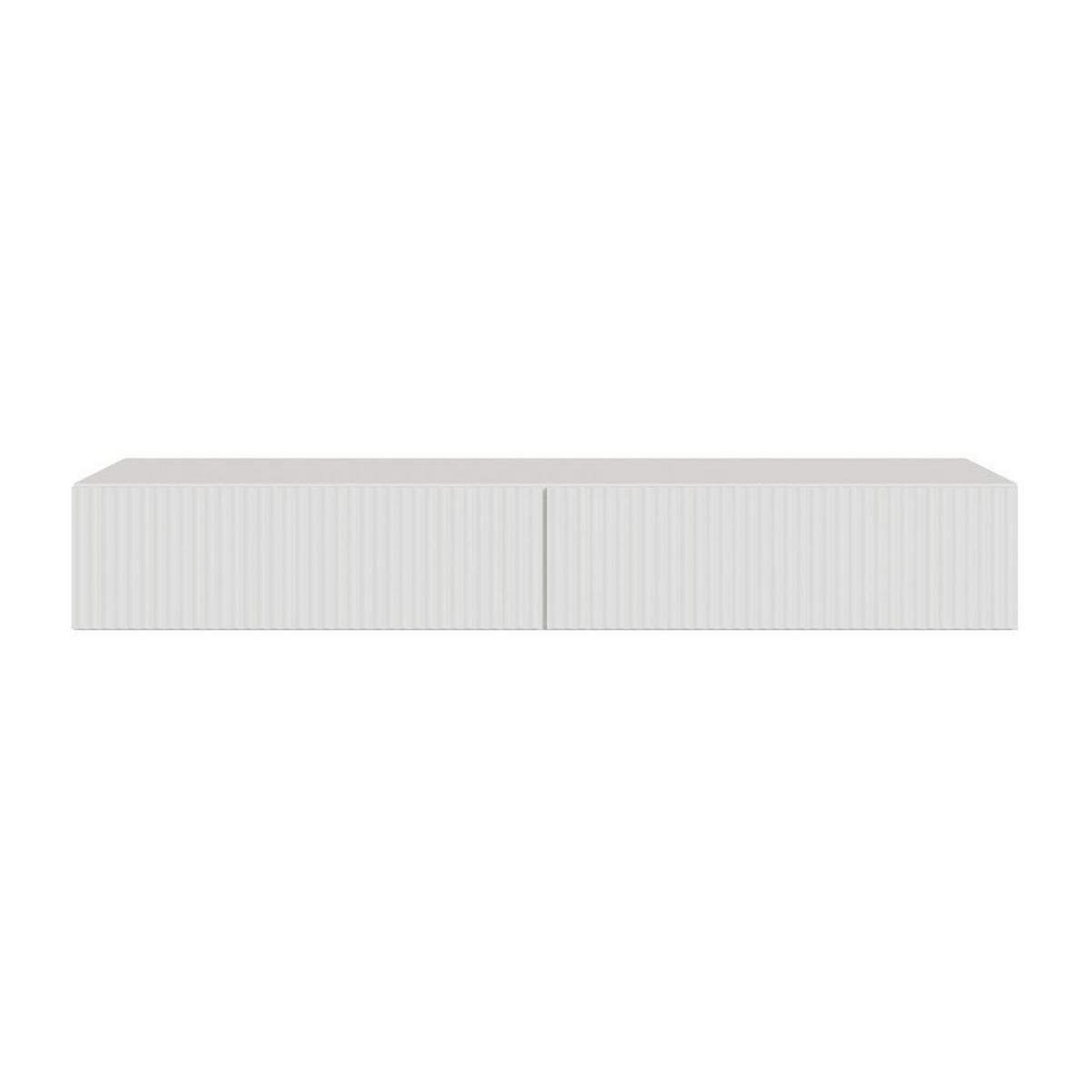 KONSOLE Veldio Weiß 110 cm - Weiß, Holzwerkstoff (110/16/40cm) - Selsey