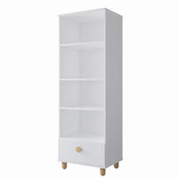 KINDERREGAL Bebella - Weiß, Holzwerkstoff (48/186/64cm) - kiki design