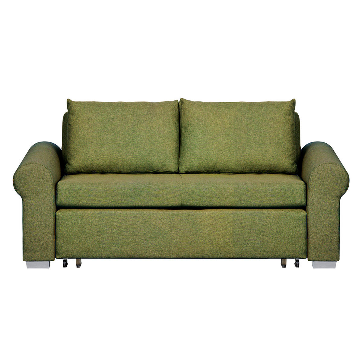SCHLAFSOFA - Grün, Textil (184/90/90cm) - home24