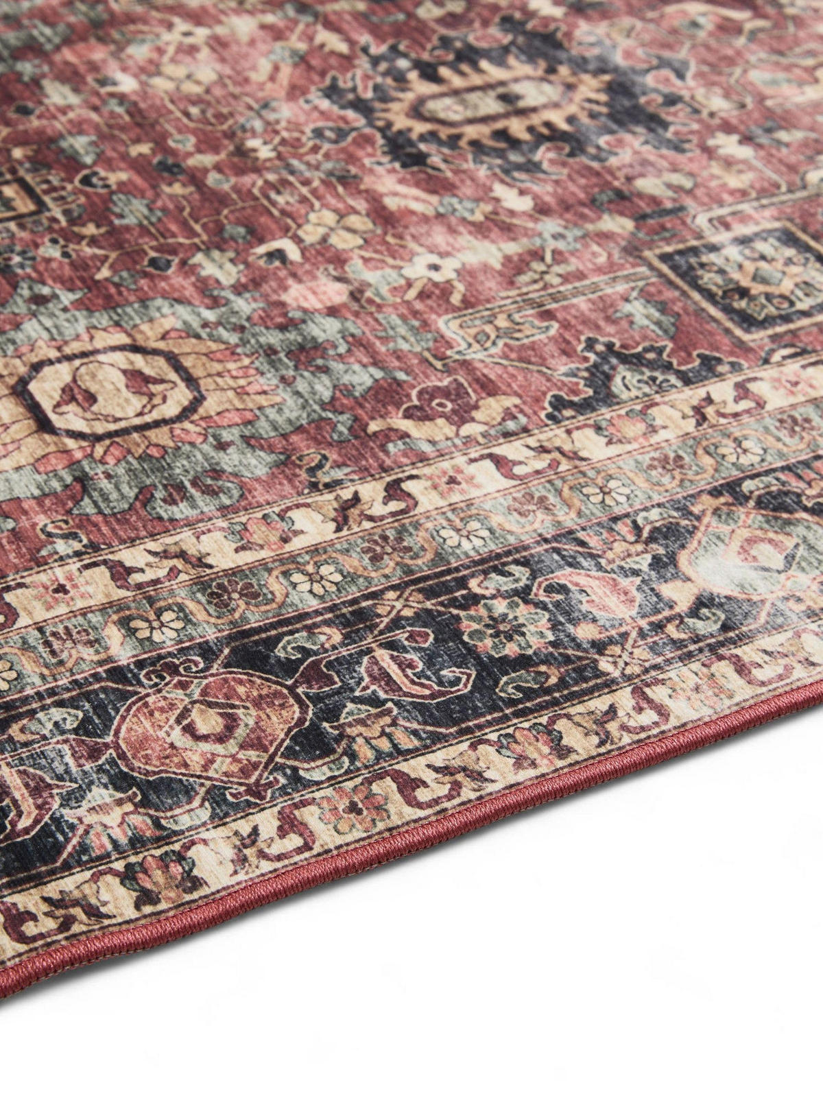 VINTAGE-TEPPICH George waschbar 140x200 cm - Multicolor, Kunststoff (140/200cm) - benuta
