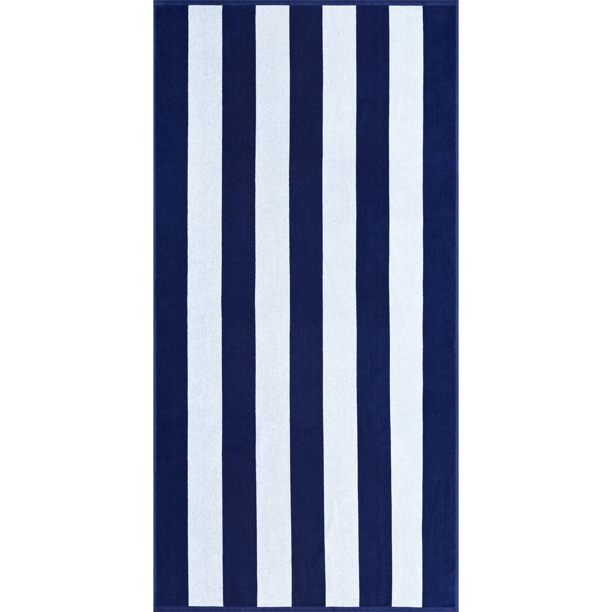 STRANDTUCH BEACH STRIPES 5582 NAVY -16 - Blau, Textil (90/180cm) - Cawoe