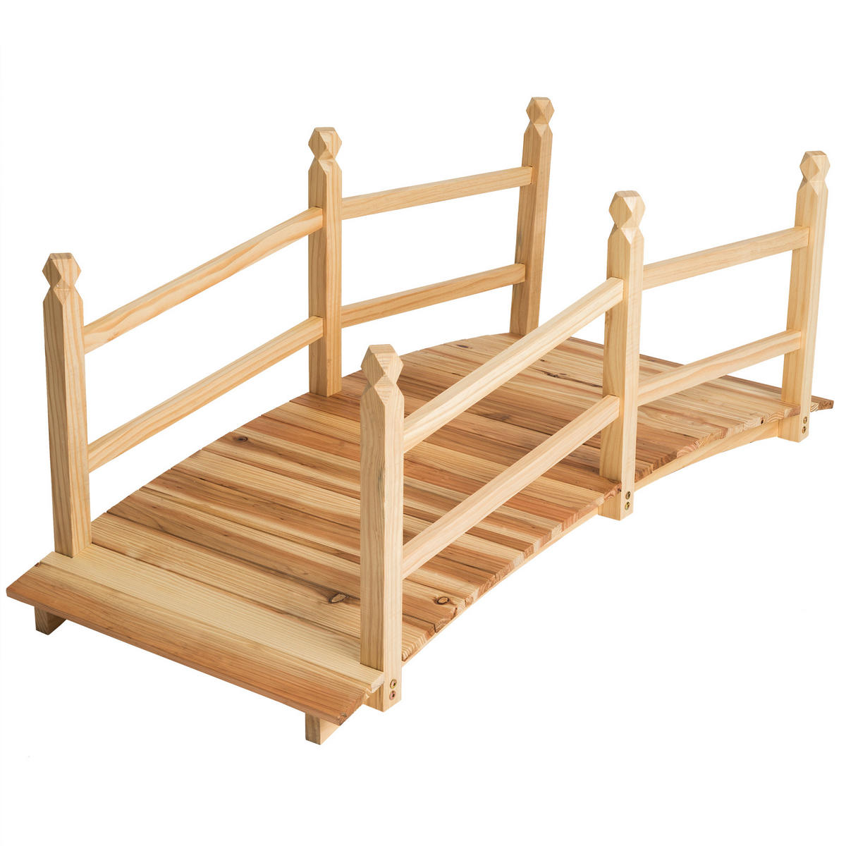 GARTENBRÜCKE Cantara,137 x 58 x 58 cm,braun - Braun, Holz (137/58/58cm) - tectake