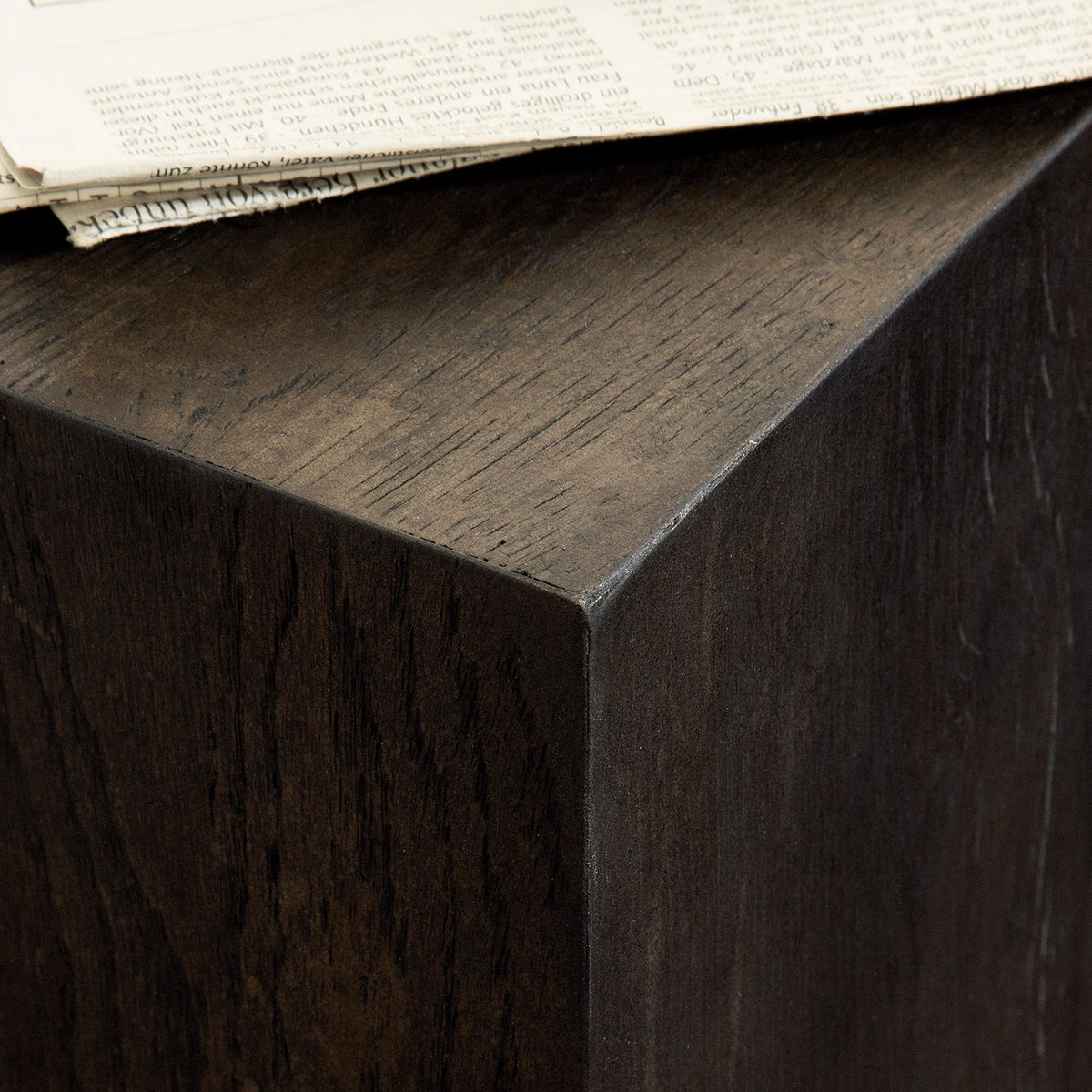 BEISTELLTISCH - Echtholzfurnier - Eichefarben, Holzwerkstoff (27/27/40cm) - home24