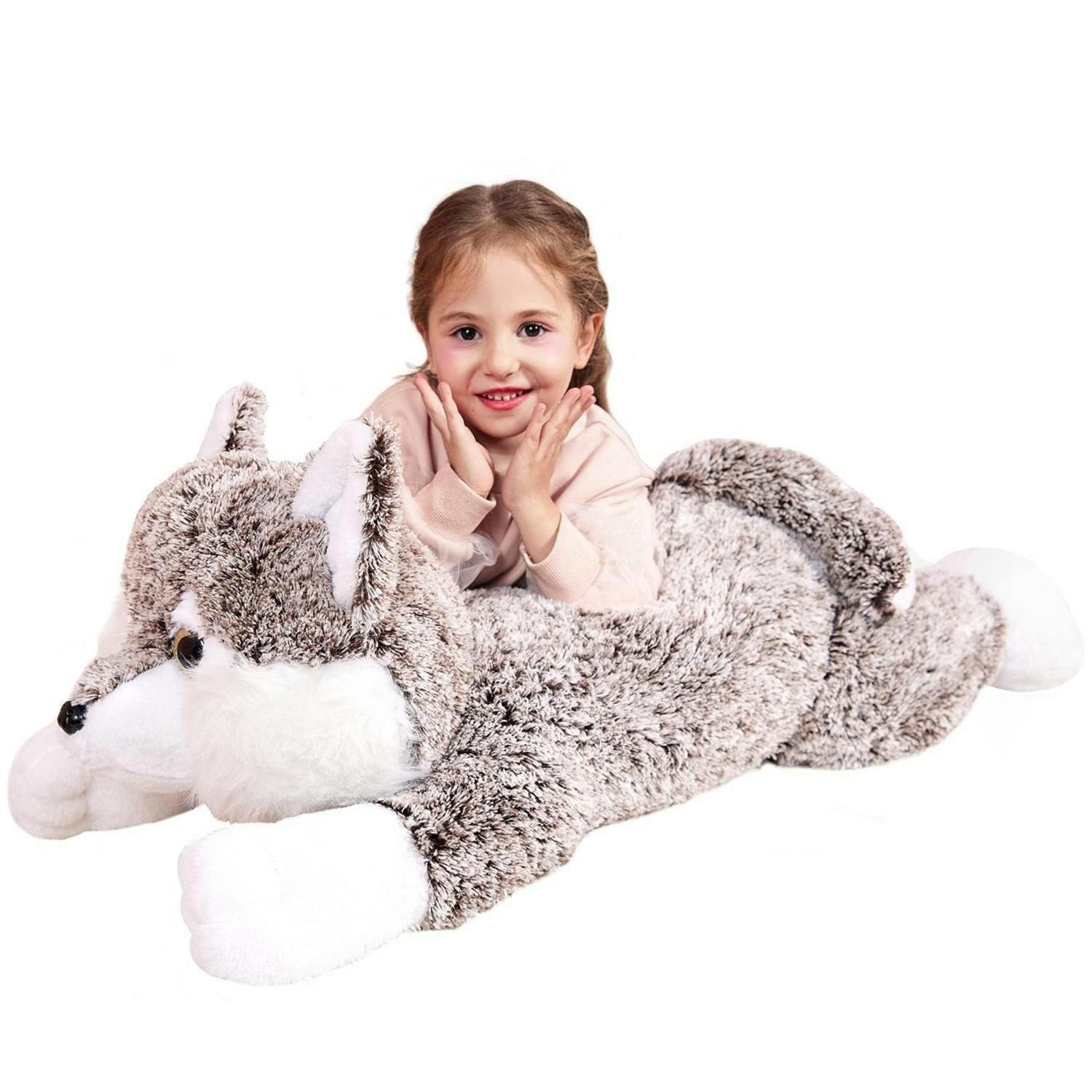 STOFFTIER Wolf 78 cm - Multicolor, Textil (35/78cm)