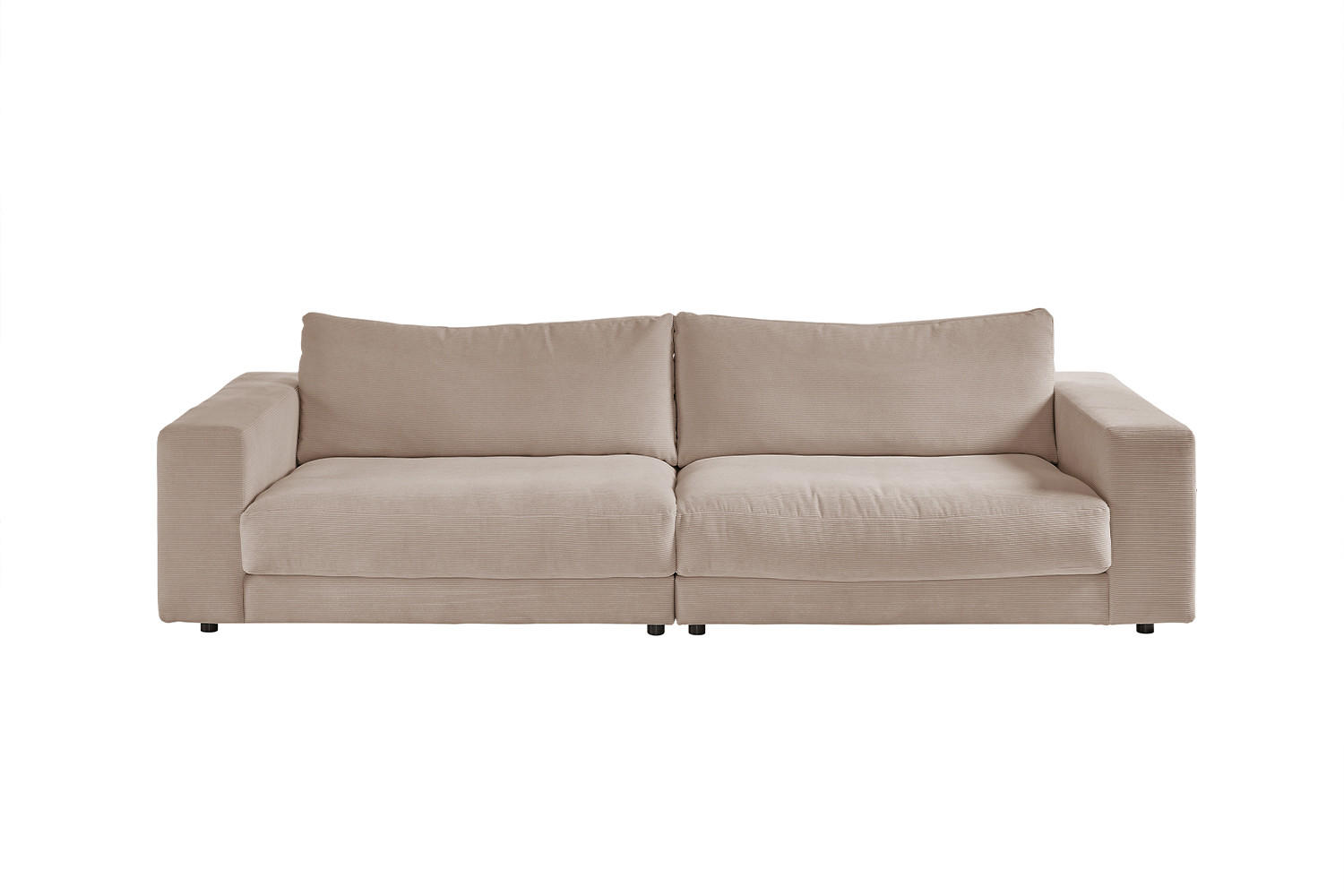 Kawola Sofa Taupe 290x85x127 cm