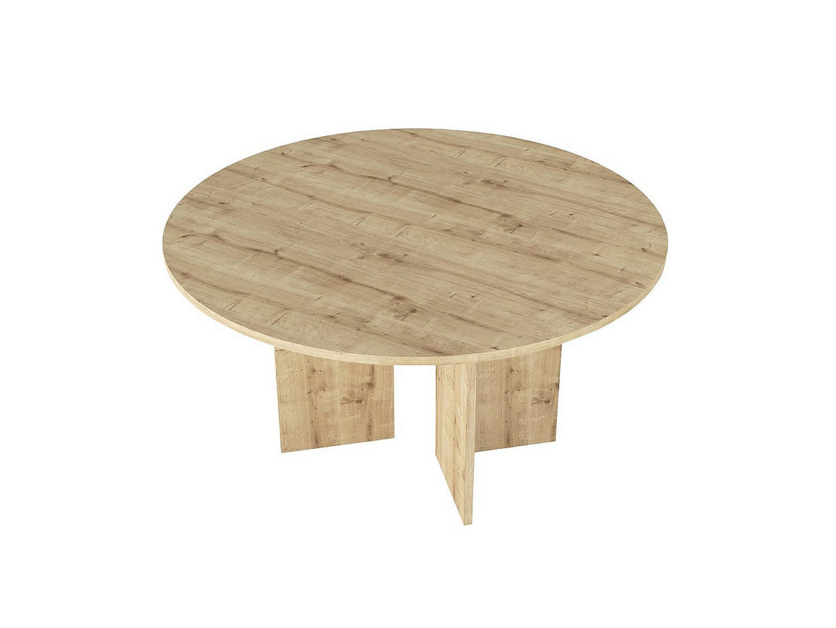 Vente-Unique ESSTISCH - 6 Personen - holz - naturfarben hell Topania ...