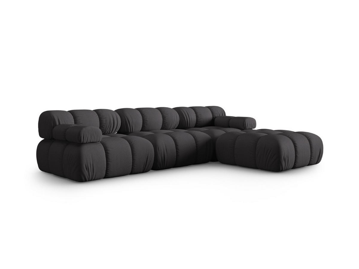 SOFA modular Bellis aus 3D-Stoff Expresso 4 Sitzplätze - Graubraun, Textil (188/70/282cm) - Micadoni