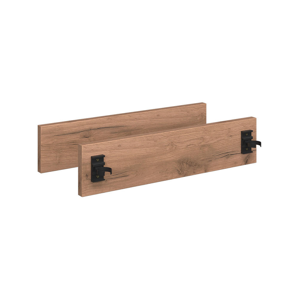 SOKLOVÝ PANEL R-Line, Zlatý mocný dub/Zlatý mocný dub, 42.3 cm Sada 2 kusů - barva dubu, kompozitní dřevo (42.3/9.6/1.6cm) - Vicco