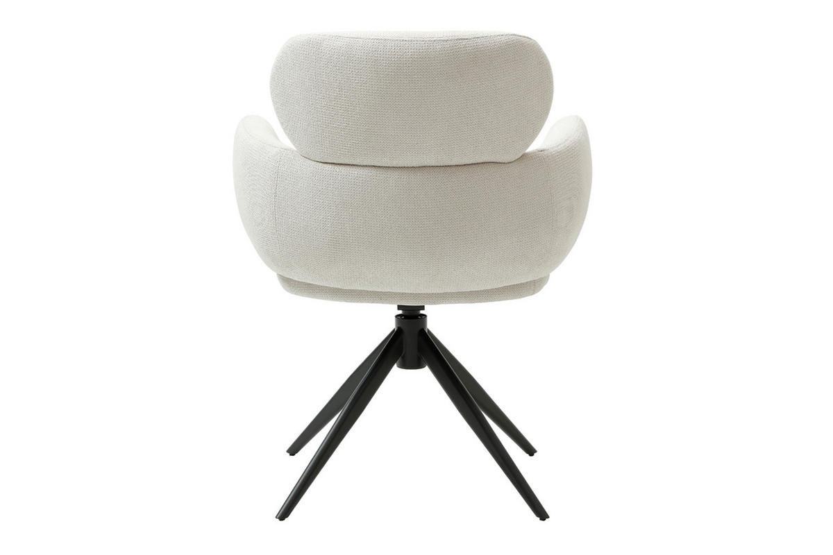 ESSZIMMERSTUHL Sylt, Webstoff, Creme - Creme, Textil (65/88/62cm) - dasmöbelwerk