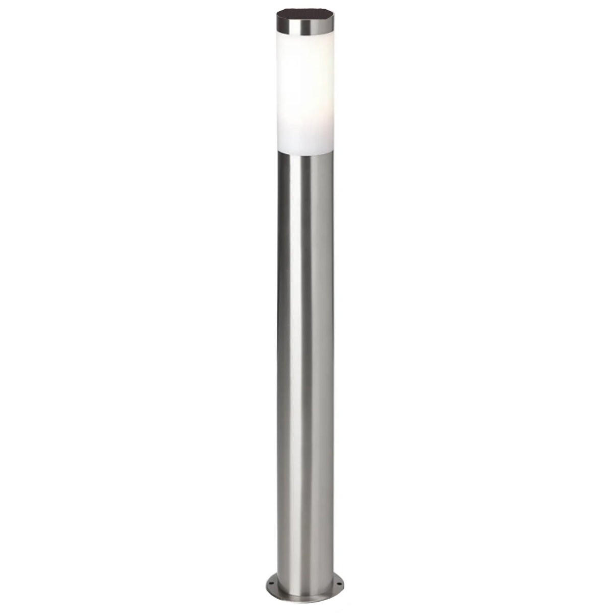 WEGELEUCHTEN Edelstahl hoch 1 Meter, Silber - Edelstahlfarben, Metall (7.6/100/12cm) - CGC Europe