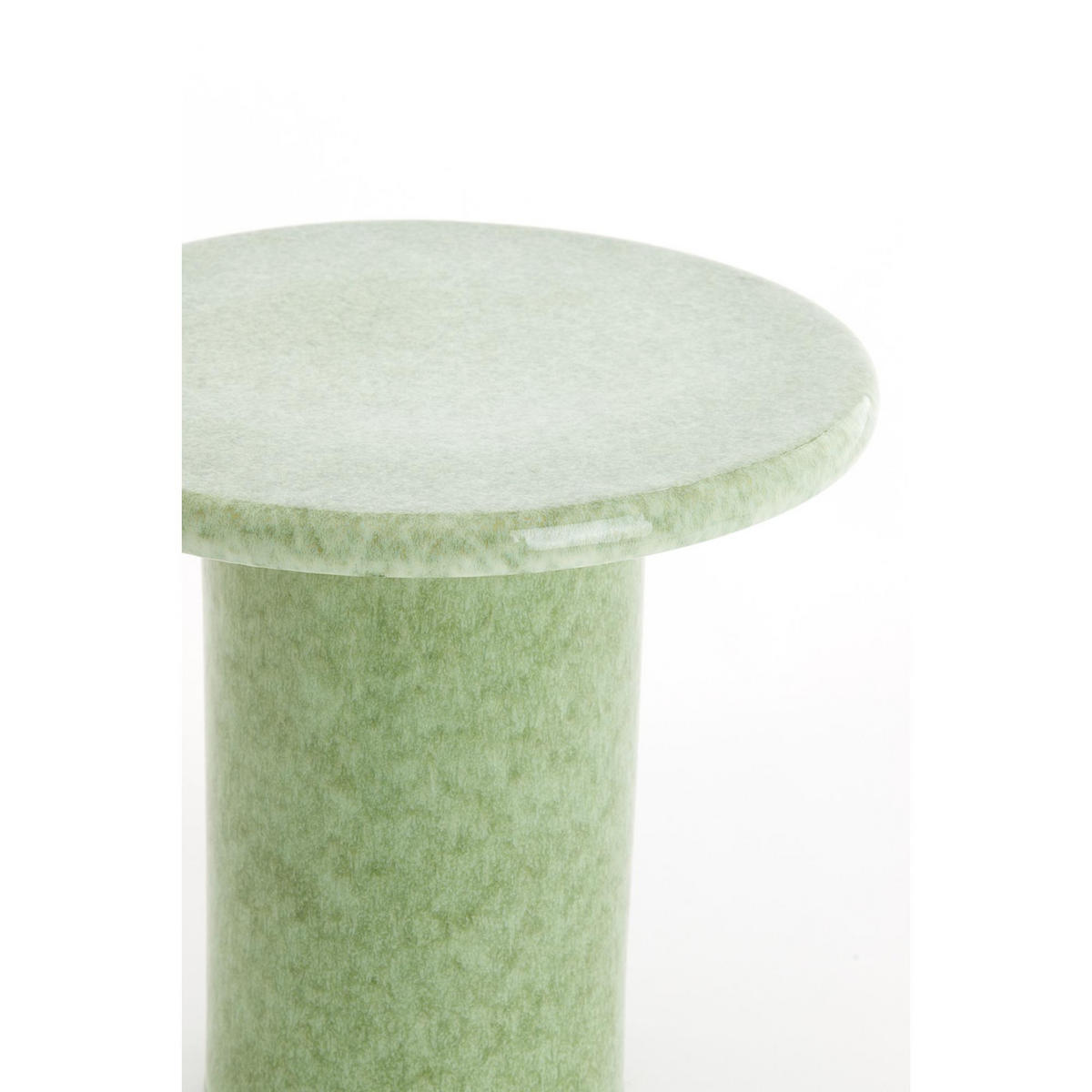 BEISTELLTISCH Tudo Grün 40.5/40.5/45.5 cm - Grün, Keramik (40.5/40.5/45.5cm) - Light & Living