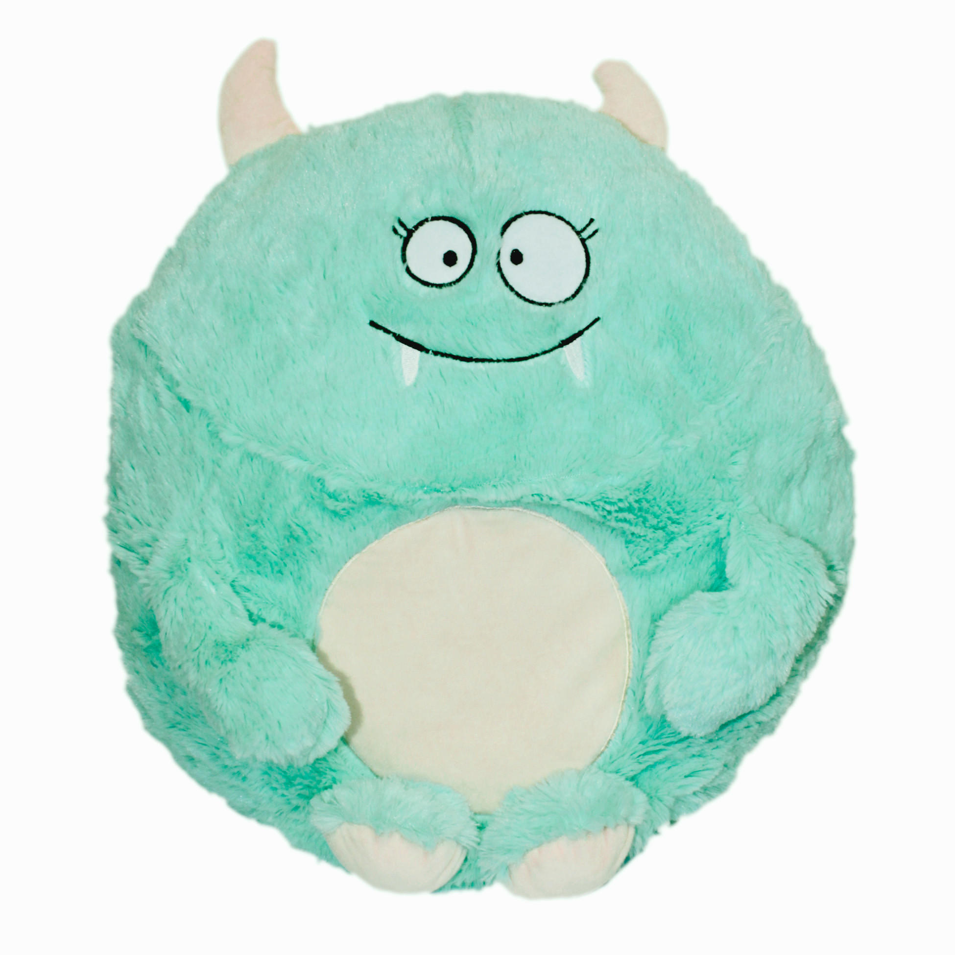 KUSCHELKISSEN Monster 45 cm Plüsch Kissen Mint - Mintgrün, Textil (40/45cm) - TiborTex