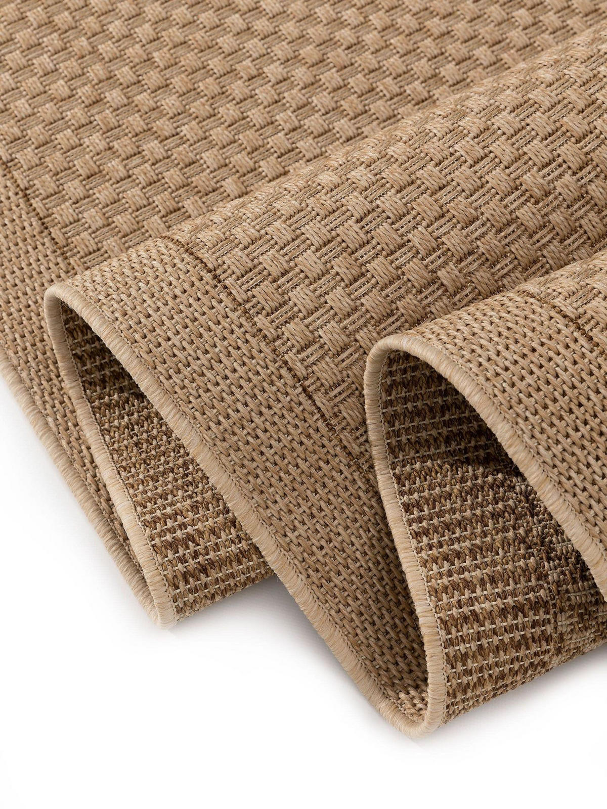 OUTDOORLÄUFER Naoto Beige 80x240 cm - Beige, Kunststoff (80/1cm) - KUNSTLOFT