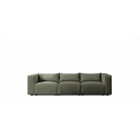 SOFA 3-sitzer Nevio - Grün, Holzwerkstoff/Textil (290/71/105cm) - Fun Möbel