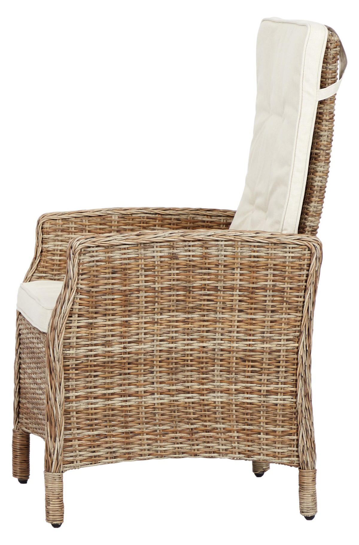 GARTENSTUHL, Gram, Stühle Natur, Rattan, 60 x 70 x 110 cm, 2-teilig - Naturfarben, Naturmaterialen (60/110/70cm) - ebuy24