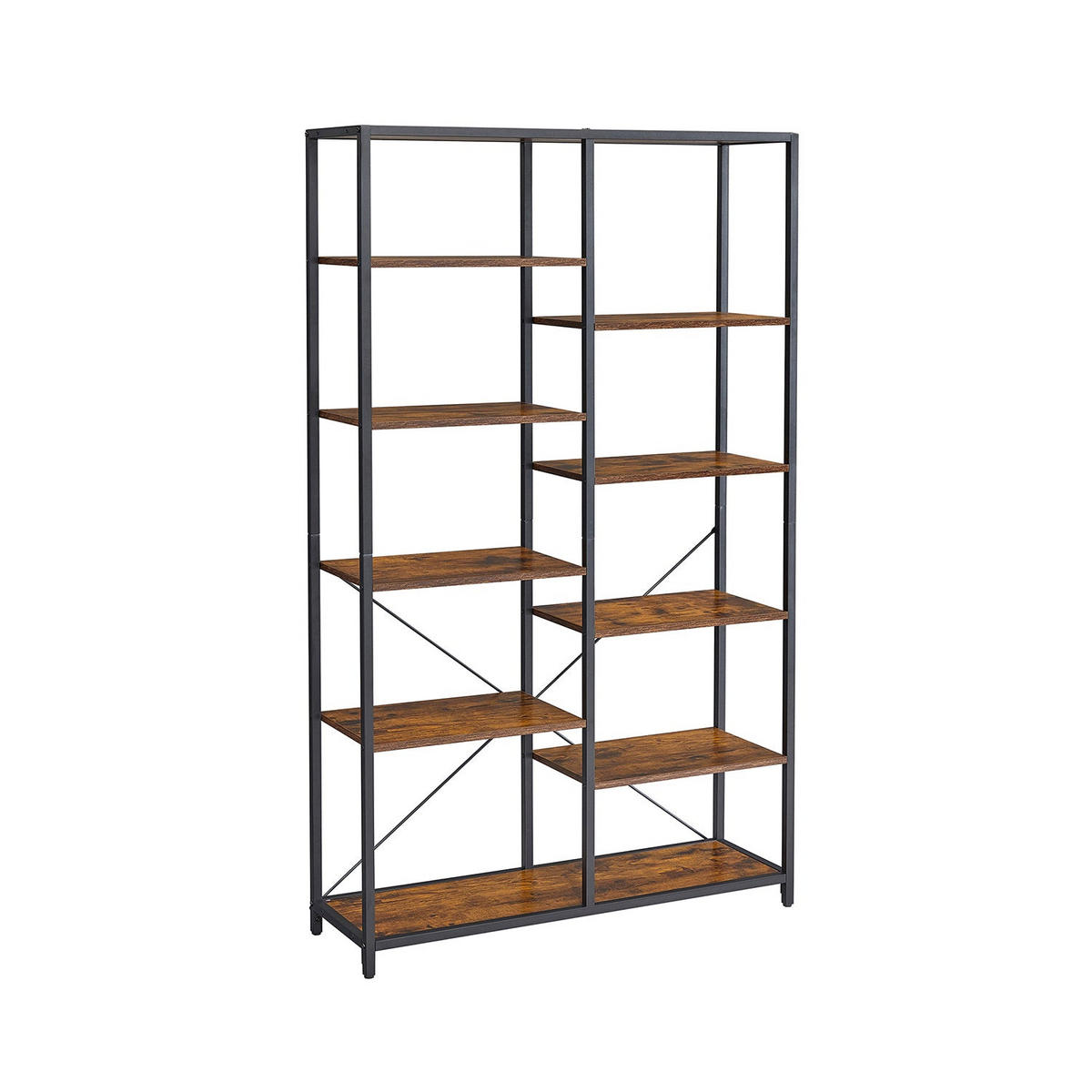 BÜCHERREGAL STANDREGAL - Braun, Holzwerkstoff (30/170/100cm) - Hansiro