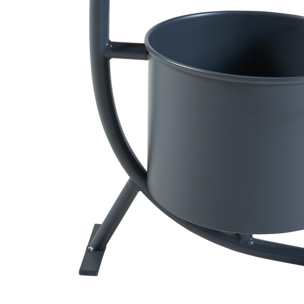 PFLANZENSTÄNDER Almelo - Schwarz, Metall (63cm) - [en.casa]