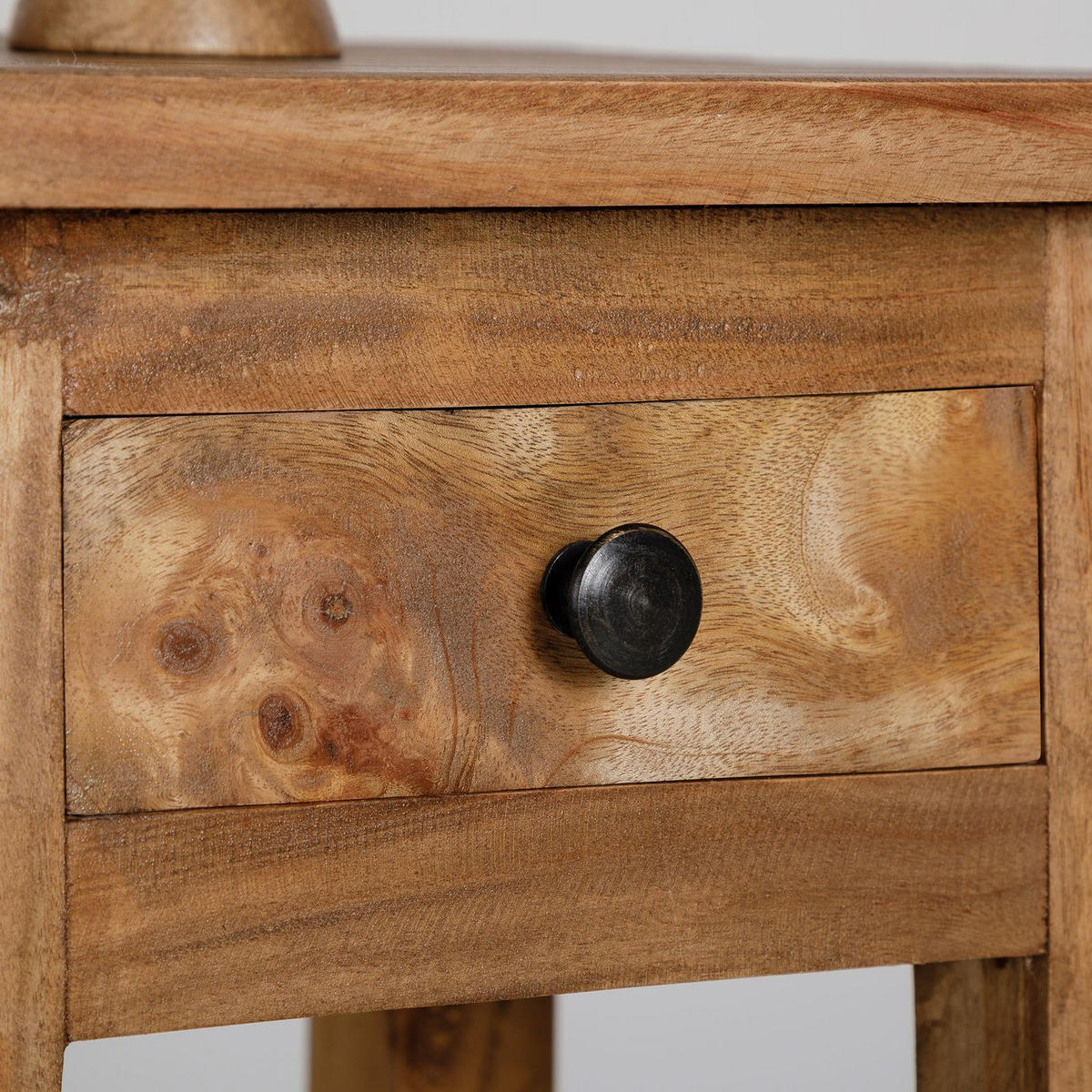 NACHTTISCH GERBIER - Braun, Holz (31/66/30cm) - IDIMEX