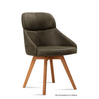 ESSZIMMERSTUHL (6er-Set) Donna 52x82x63 Eiche geölt/Khaki - Dunkelgrün/Eichefarben, Kunststoff (63/82/52cm) - 58aufmkessel