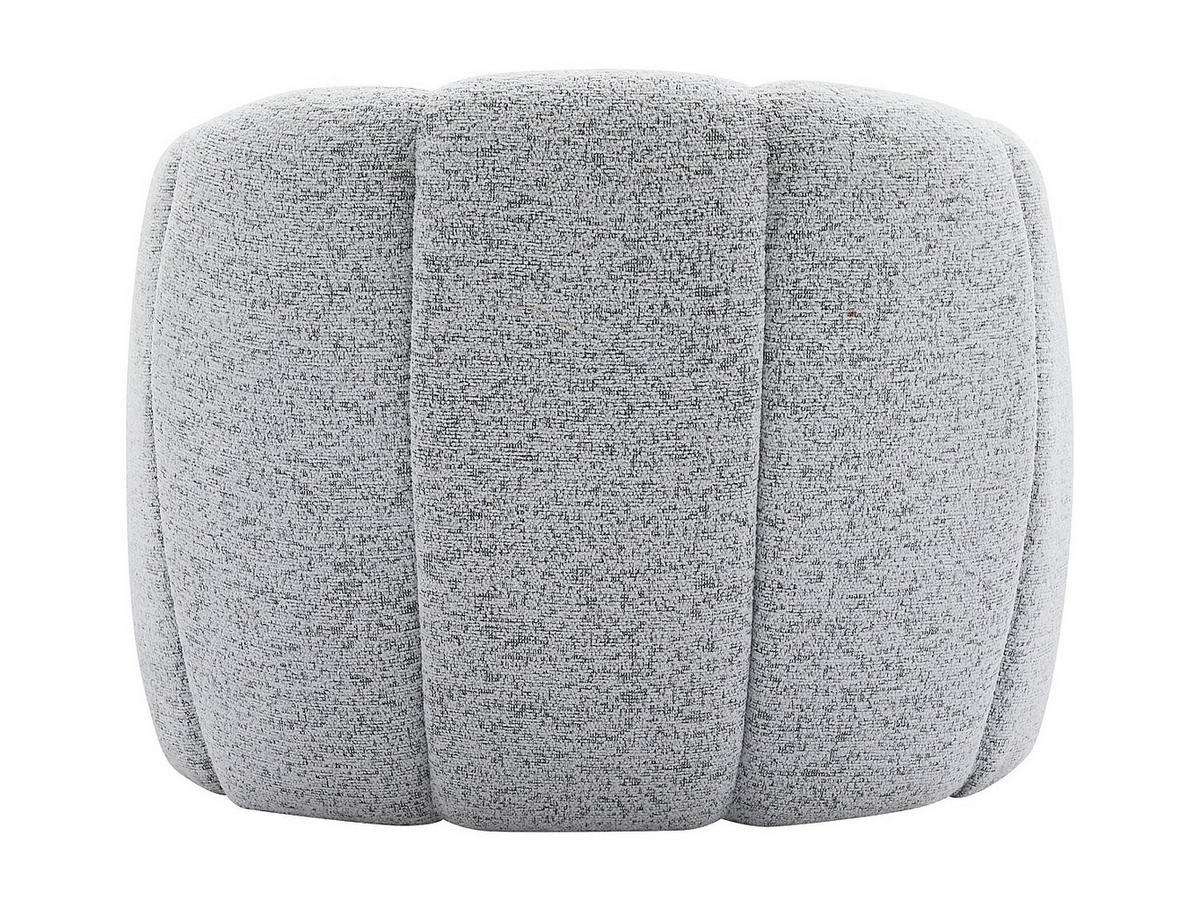 MUSCHELSESSEL - Chenille-Stoff - Grau - DELIPO - Grau, Textil (93/73/76cm) - Vente-Unique