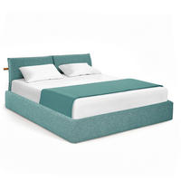 POLSTERBETT - Petrol, Textil (140/200cm) - home24