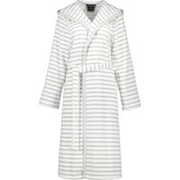 BADEMANTEL DAMEN KAPUZE BRETON 6596 SILBER - 76 - Grau, Textil (Mnull) - Cawoe
