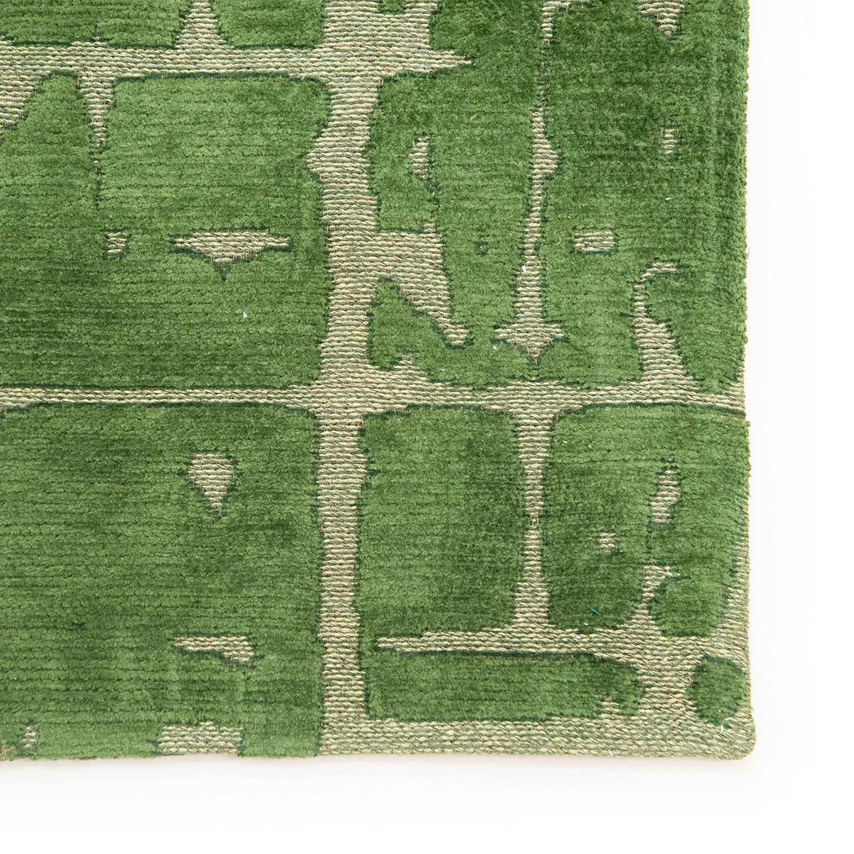 TEPPICH Perrier's Green Structures 80/150 cm - Grün, Textil (80/150cm) - Louis De Poortere