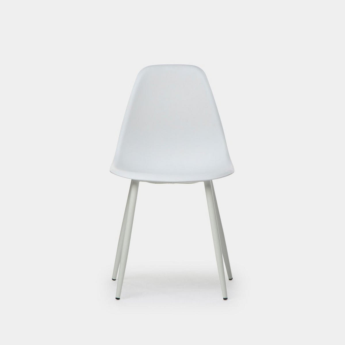 STUHL FÜR DRAUSSEN Nina Weiß 45 cm x 80 cm - Weiß, Kunststoff (45/80/53cm) - Klast Home