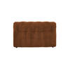 SOFA SITZELEMENT SEPHI Braun Cord - Rotbraun/Dunkelbraun, Kunststoff/Textil (107/62/27cm) - KAWOLA