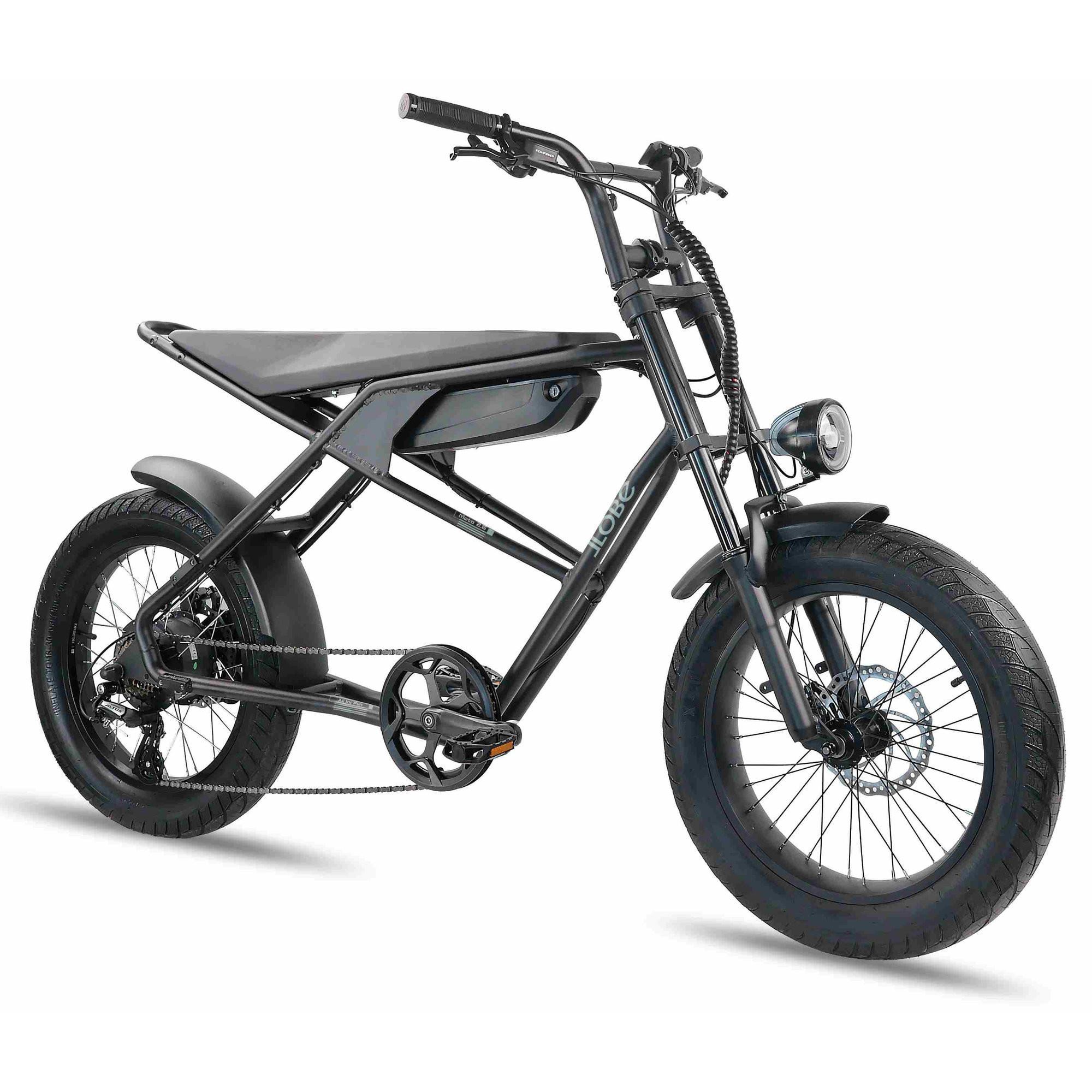 MOTO E-BIKE 20" MOTO 2.6 - Schwarz, Metall (110cm) - LLOBE